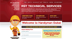 Desktop Screenshot of handymendubai.com